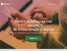 Tablet Screenshot of donaronline.org